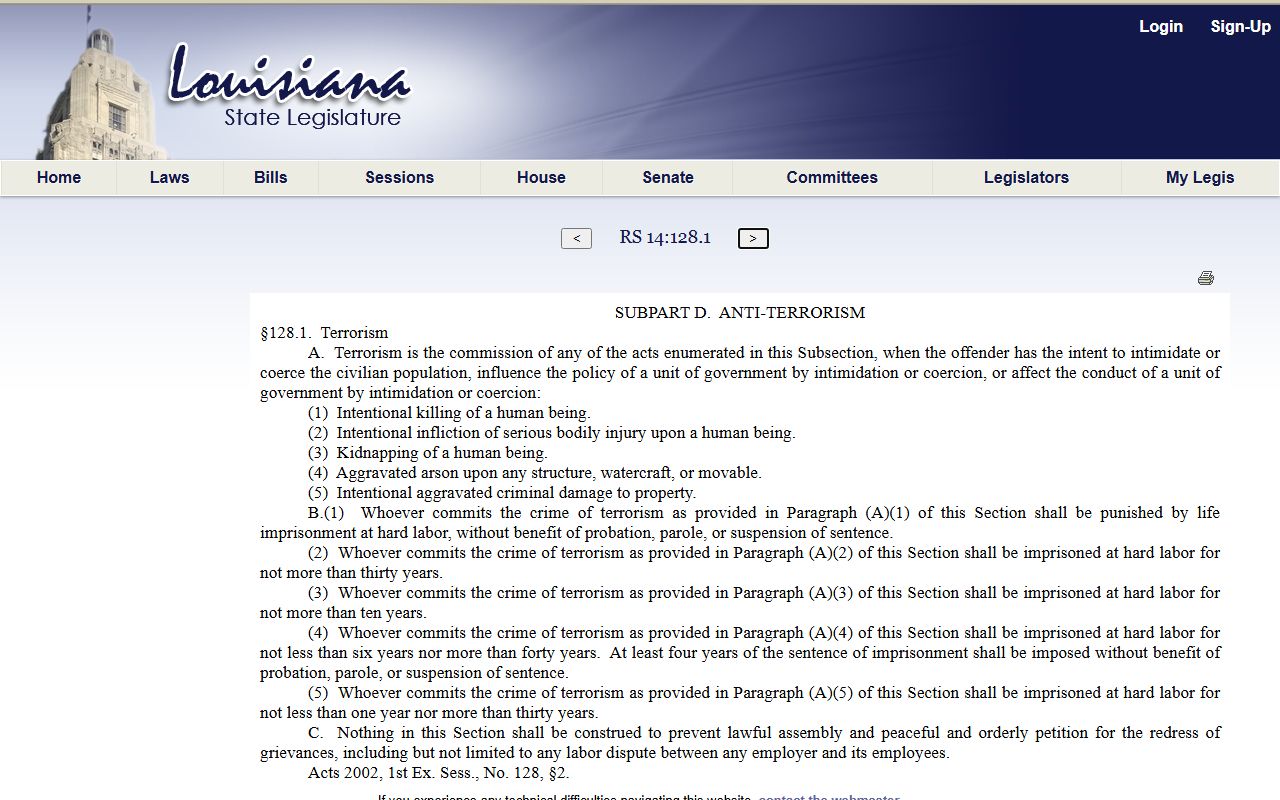 Webster Parish probate records Louisiana statute source context